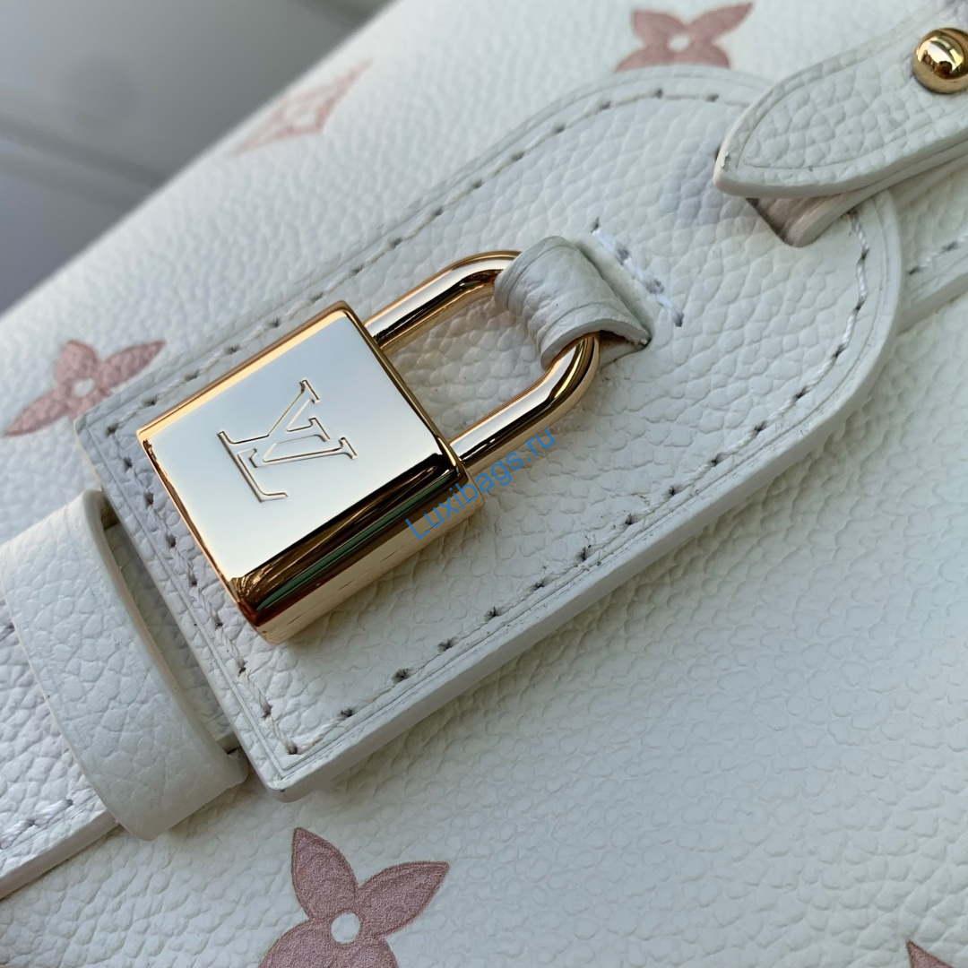 lv m28315 louis vuitton all in bb bag milky white/peach 5 LV M28315 Louis Vuitton All In BB Bag Milky White/Peach | lv m28315 louis vuitton all in bb bag milky white peach 6