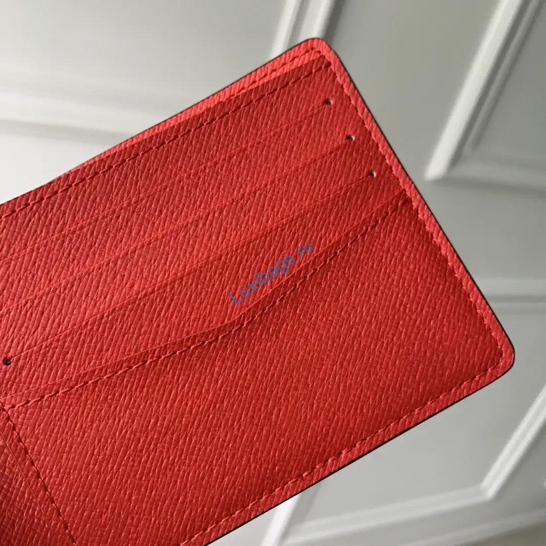 LV M67542 MULTIPLE Wallet Louis Vuitton x Supreme leather Red | lv m67542 multiple wallet louis vuitton x supreme leather red 5