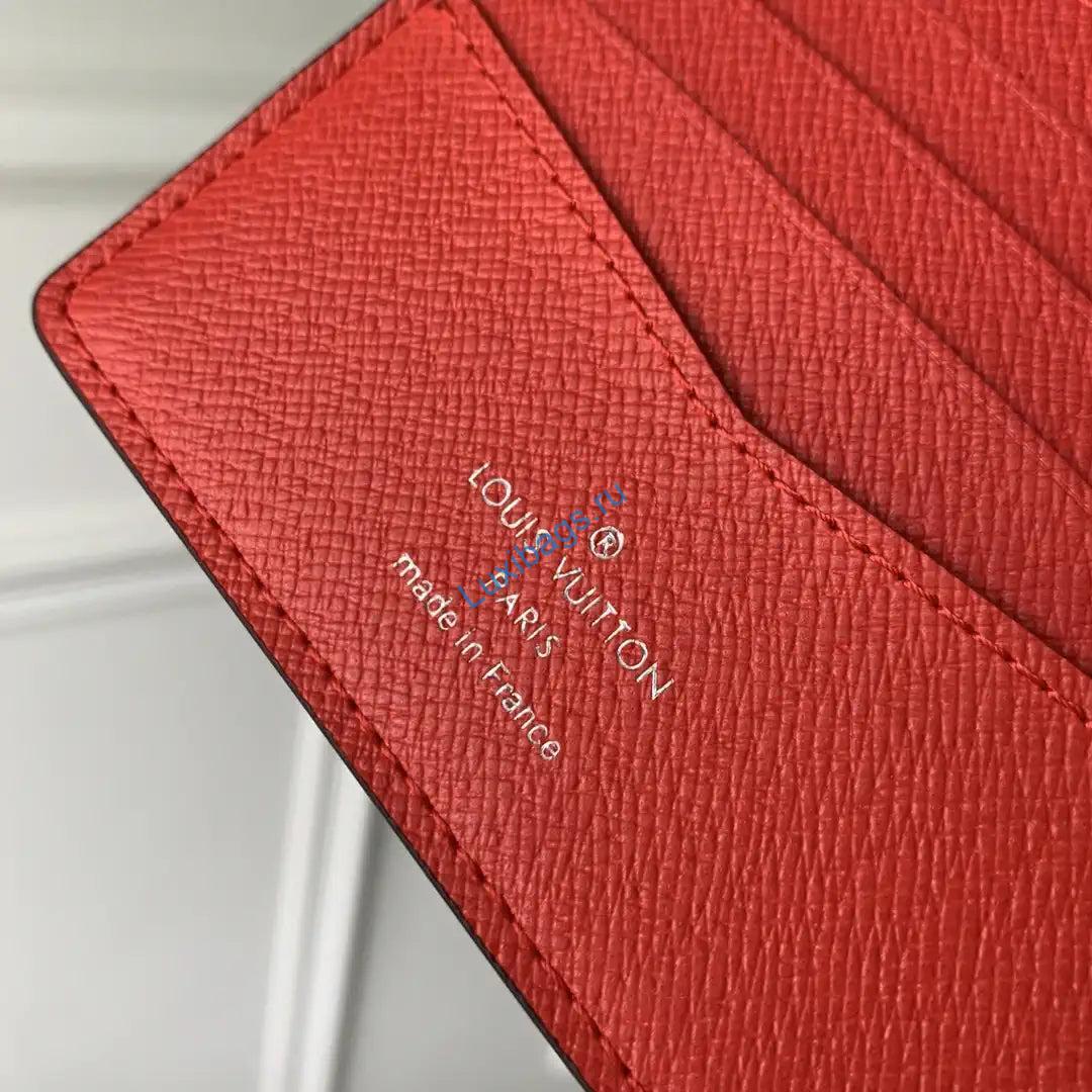 LV M67542 MULTIPLE Wallet Louis Vuitton x Supreme leather Red | lv m67542 multiple wallet louis vuitton x supreme leather red 6