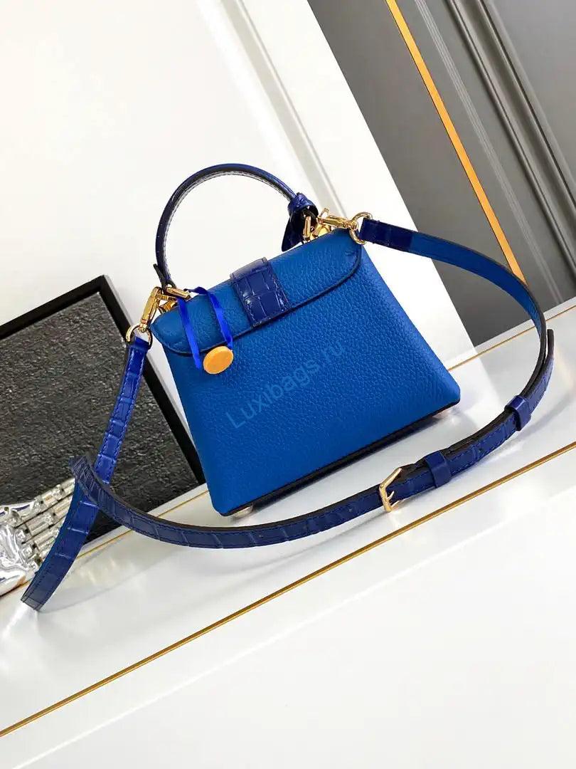 lv m86012 louis vuitton leather rose des vents mini blue 2 LV M86012 Louis Vuitton Leather Rose Des Vents Mini Blue | lv m87106 louis vuitton leather rose des vents mini blue 03