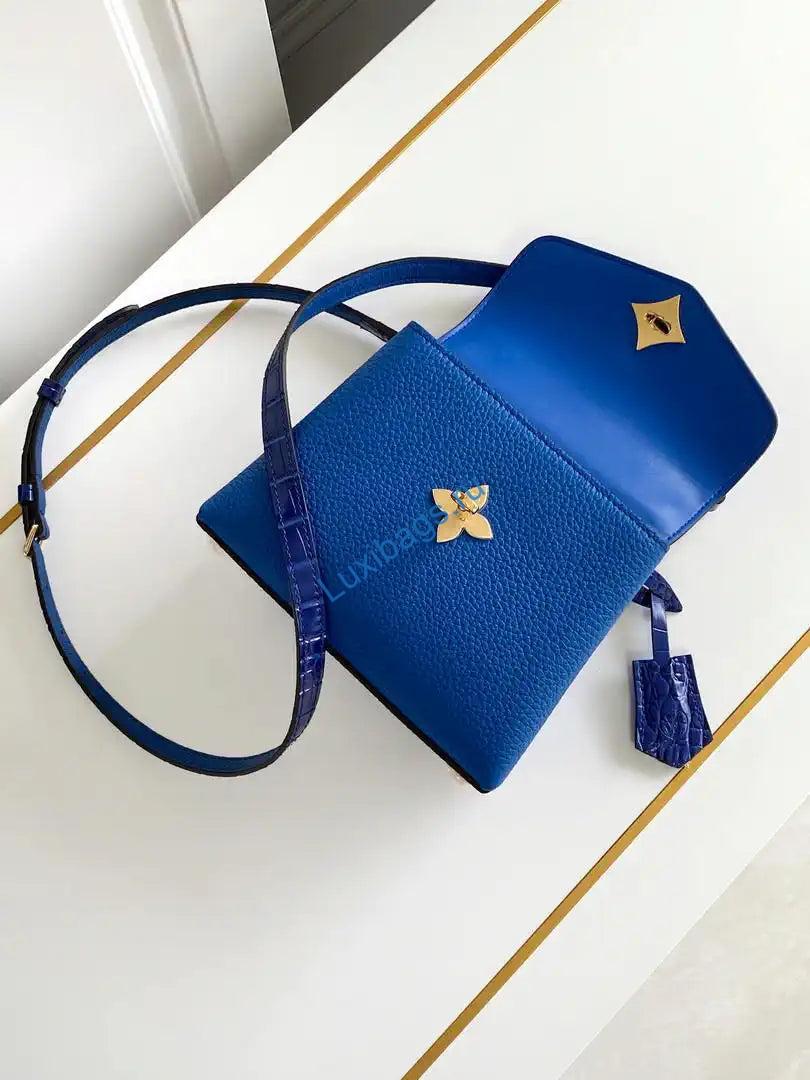 lv m86012 louis vuitton leather rose des vents mini blue 6 LV M86012 Louis Vuitton Leather Rose Des Vents Mini Blue | lv m87106 louis vuitton leather rose des vents mini blue 07