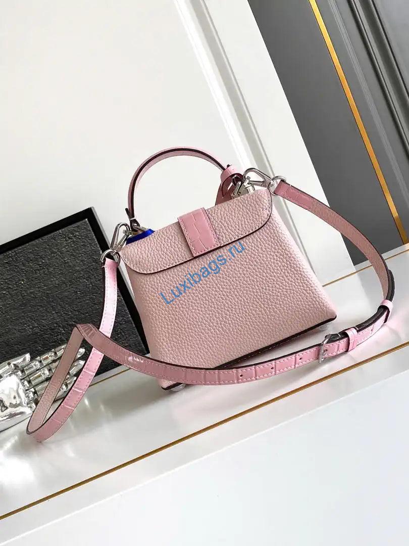 lv m86012 louis vuitton leather rose des vents mini pink 2 LV M86012 Louis Vuitton Leather Rose Des Vents Mini Pink | lv m87106 louis vuitton leather rose des vents mini 12