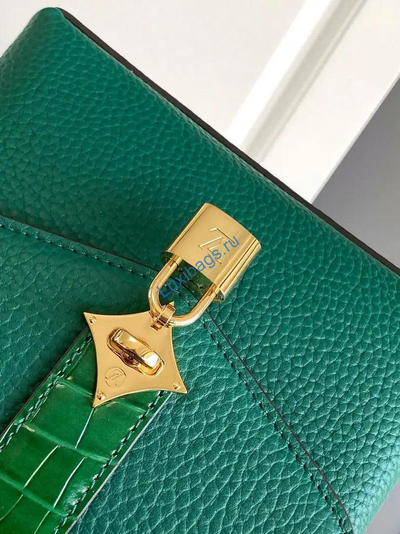 lv m86012 louis vuitton leather rose des vents mini green 5 LV M86012 Louis Vuitton Leather Rose Des Vents Mini Green | lv m87106 louis vuitton leather rose des vents mini 33