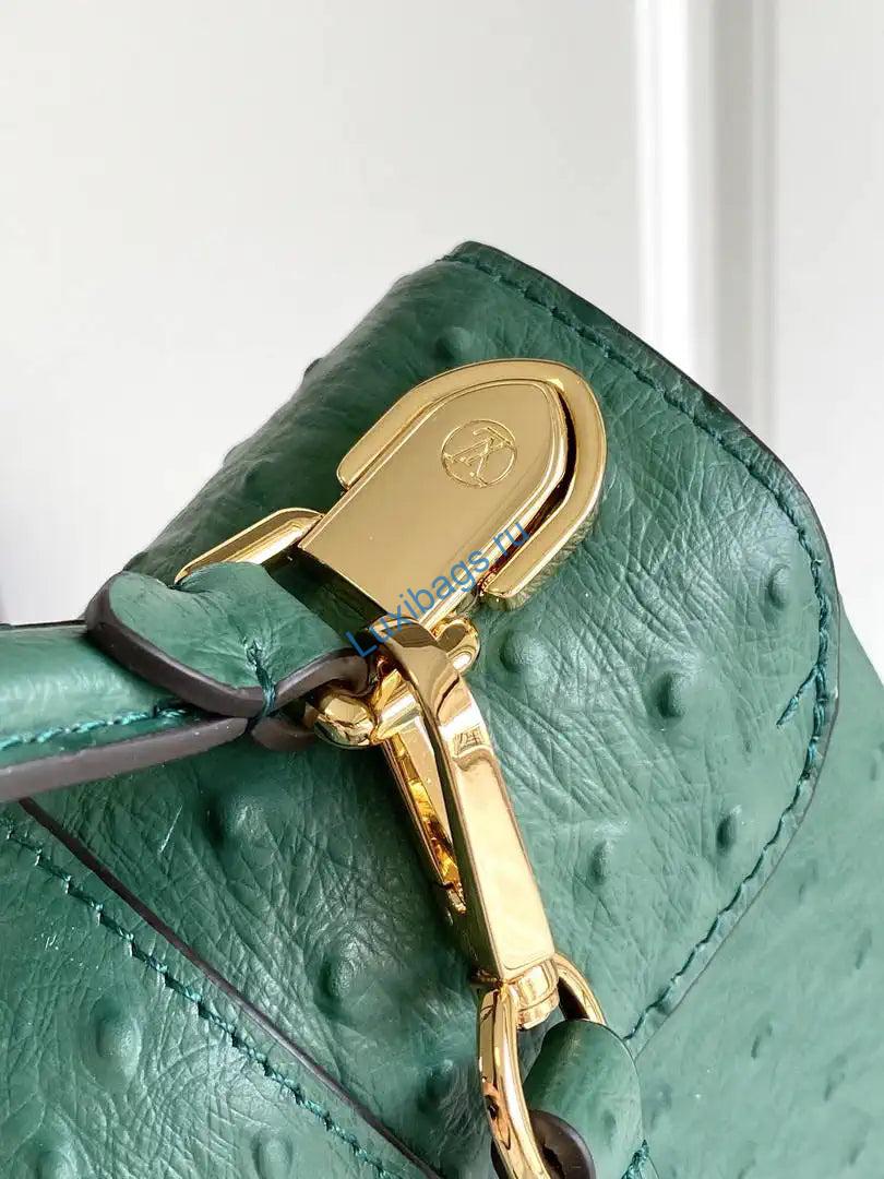 lv m87106 louis vuitton ostrich rose des vents mini green 5 LV M87106 Louis Vuitton Ostrich Rose Des Vents Mini Green | lv m87106 louis vuitton ostrich rose des vents mini purple 33