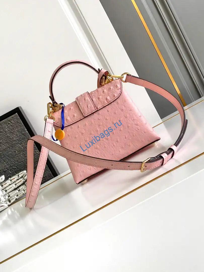 lv m87106 louis vuitton ostrich rose des vents mini pink 2 LV M87106 Louis Vuitton Ostrich Rose Des Vents Mini Pink | lv m87106 louis vuitton ostrich rose des vents mini purple 66