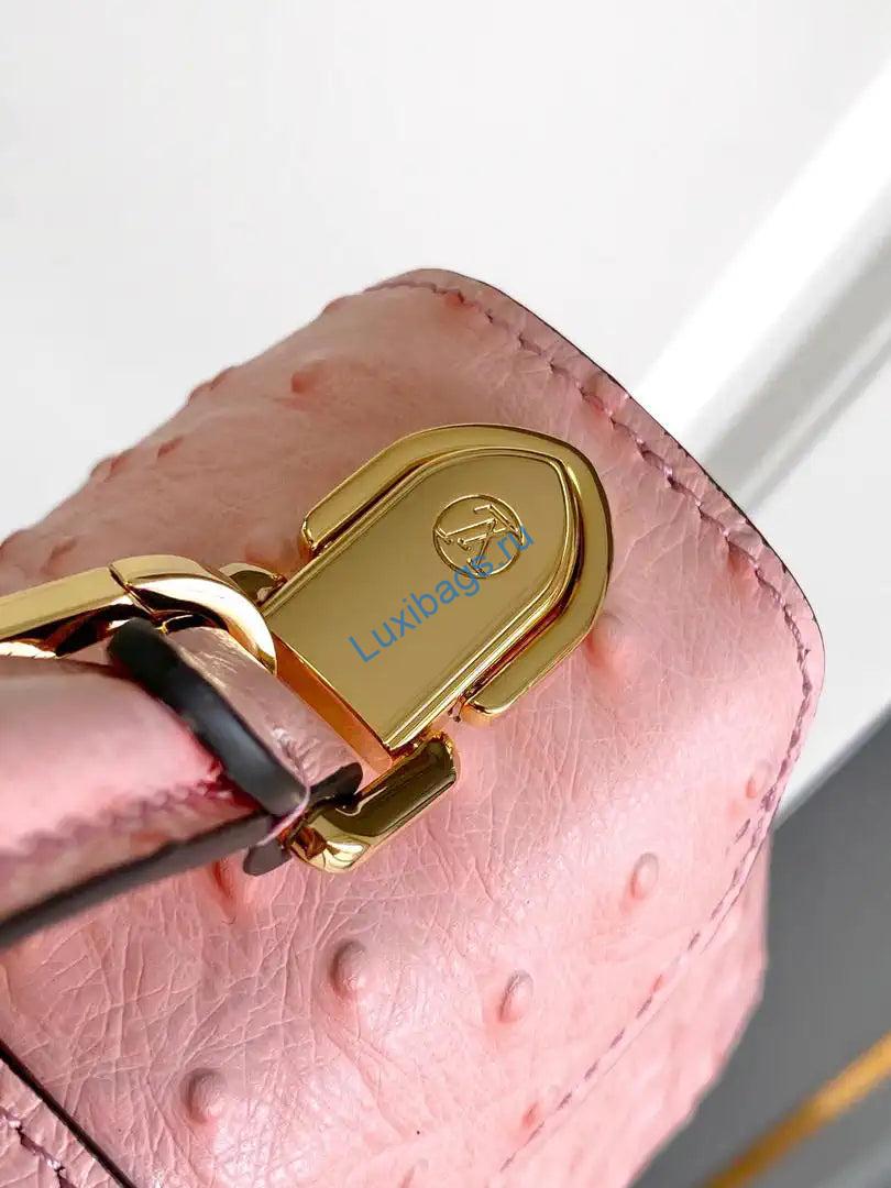 lv m87106 louis vuitton ostrich rose des vents mini pink 6 LV M87106 Louis Vuitton Ostrich Rose Des Vents Mini Pink | lv m87106 louis vuitton ostrich rose des vents mini purple 70