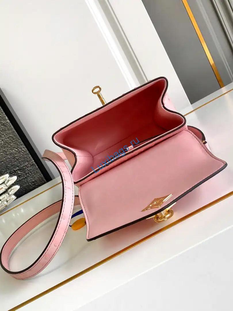 lv m87106 louis vuitton ostrich rose des vents mini pink 7 LV M87106 Louis Vuitton Ostrich Rose Des Vents Mini Pink | lv m87106 louis vuitton ostrich rose des vents mini purple 71