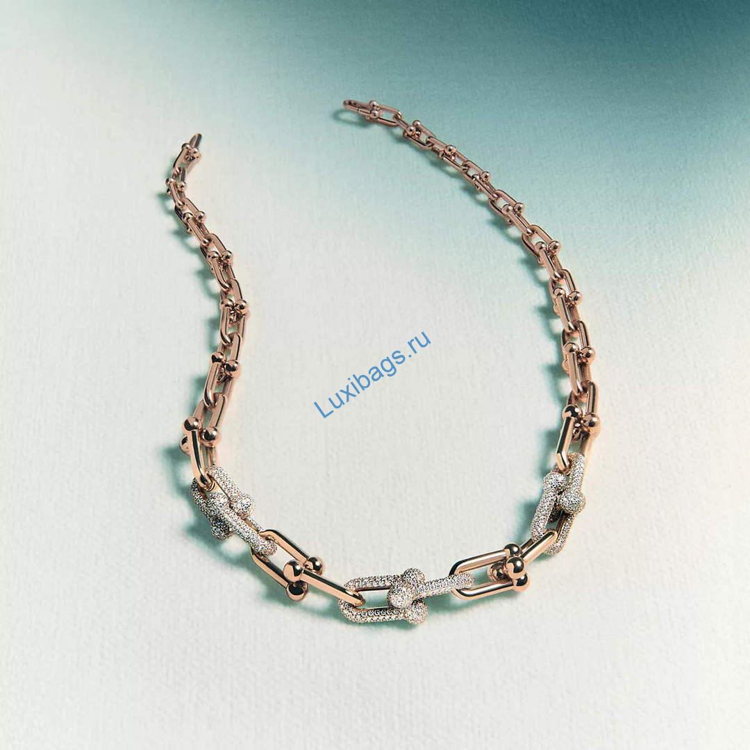 Tiffany HardWear Graduated Clasp Necklace White rose gold with diamonds 68692482 | tiffany hardwear graduated clasp necklace white rose gold with diamonds 68692482 4