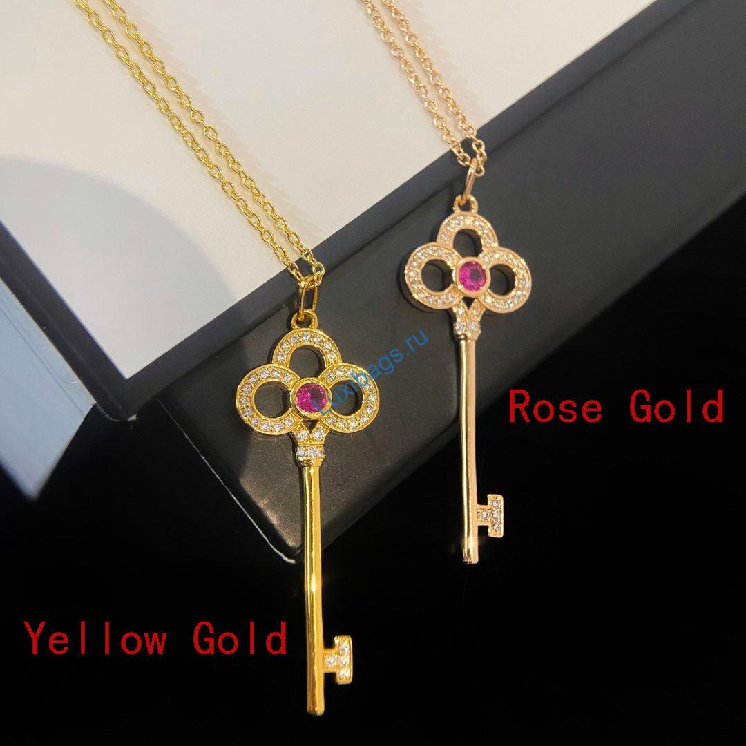 Tiffany-keys-crown-key-pendant-GRP08178-Pink Diamond rose gold | tiffany keys crown key pendant grp08178 pink diamond rose gold 5