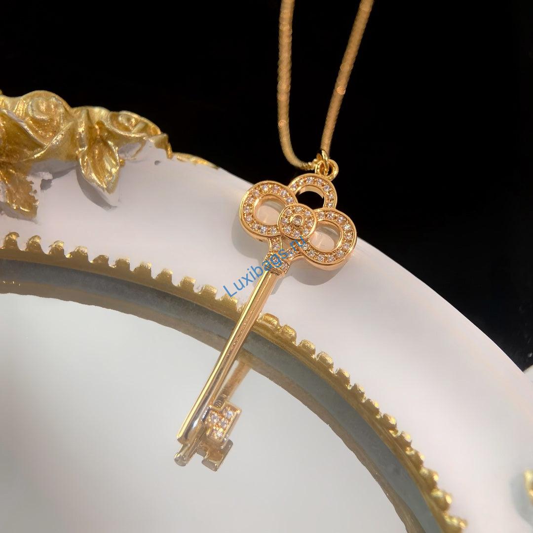 Tiffany-keys-crown-key-pendant-GRP08178-rose gold