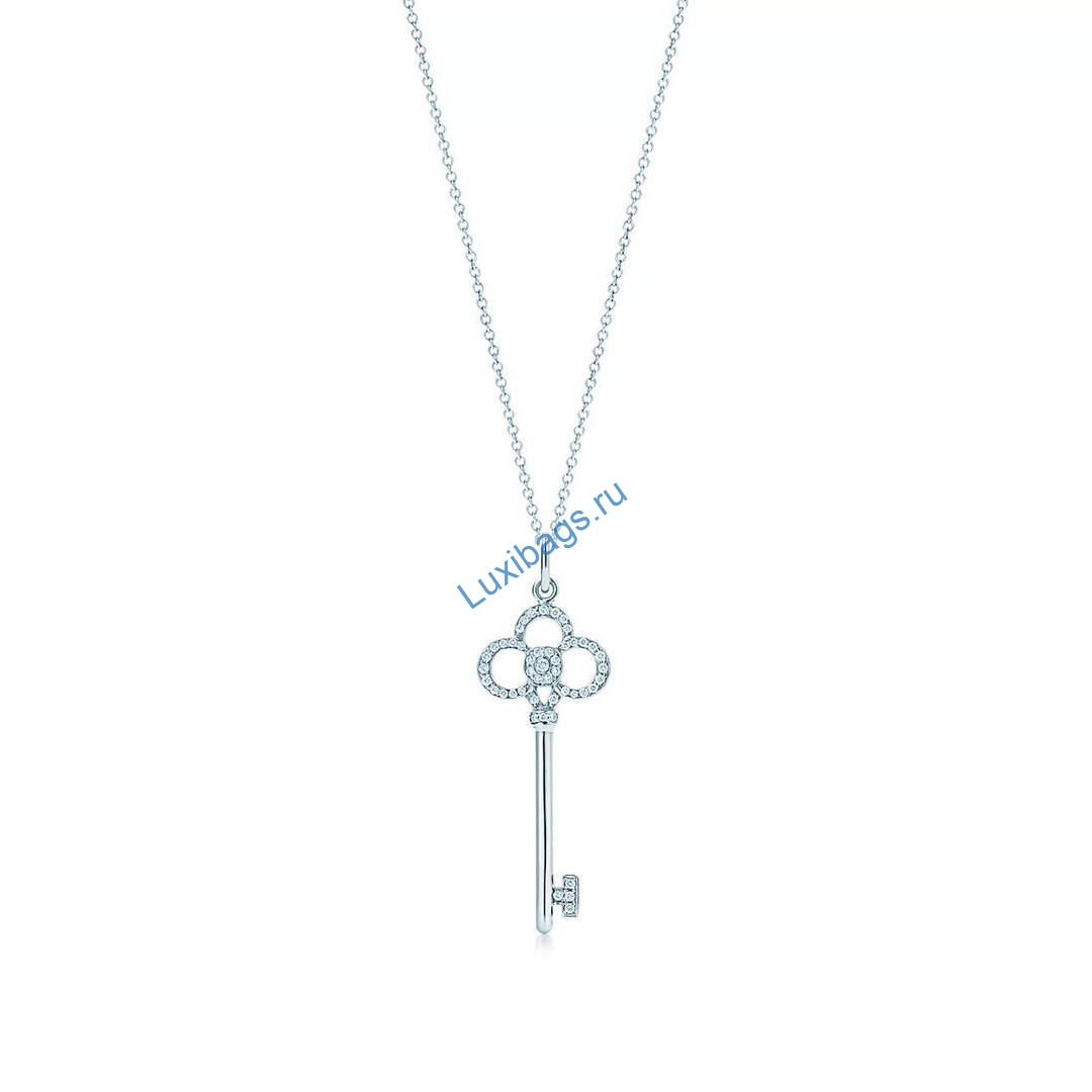 Tiffany-keys-crown-key-pendant-GRP08178-white gold