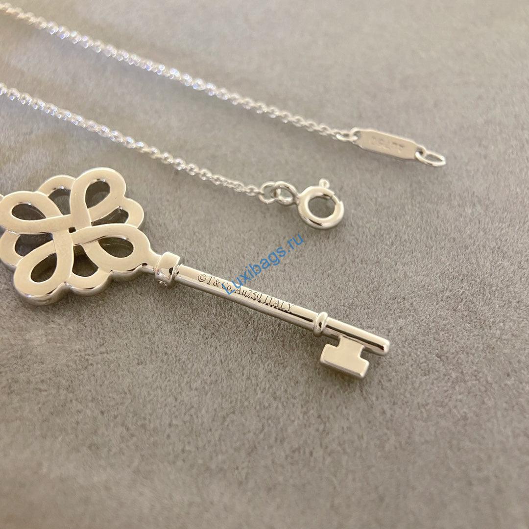 Tiffany-keys-knot-key-pendant-GRP09002-white gold | tiffany keys knot key pendant grp09002 white gold 3