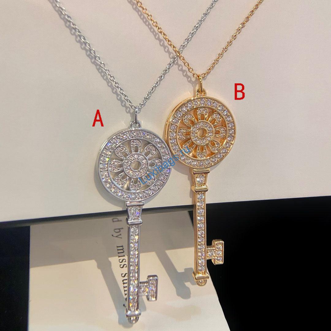 tiffany-keys-petals-key-pendant-GRP02521 white gold | tiffany keys petals key pendant grp02521 white gold 2
