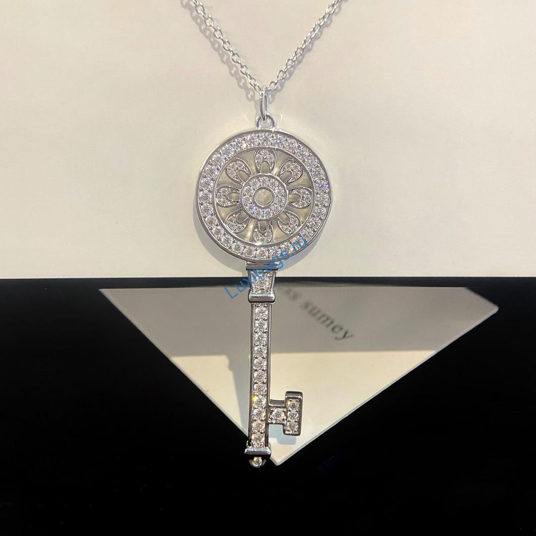 tiffany-keys-petals-key-pendant-GRP02521 white gold | tiffany keys petals key pendant grp07544 rose gold 9