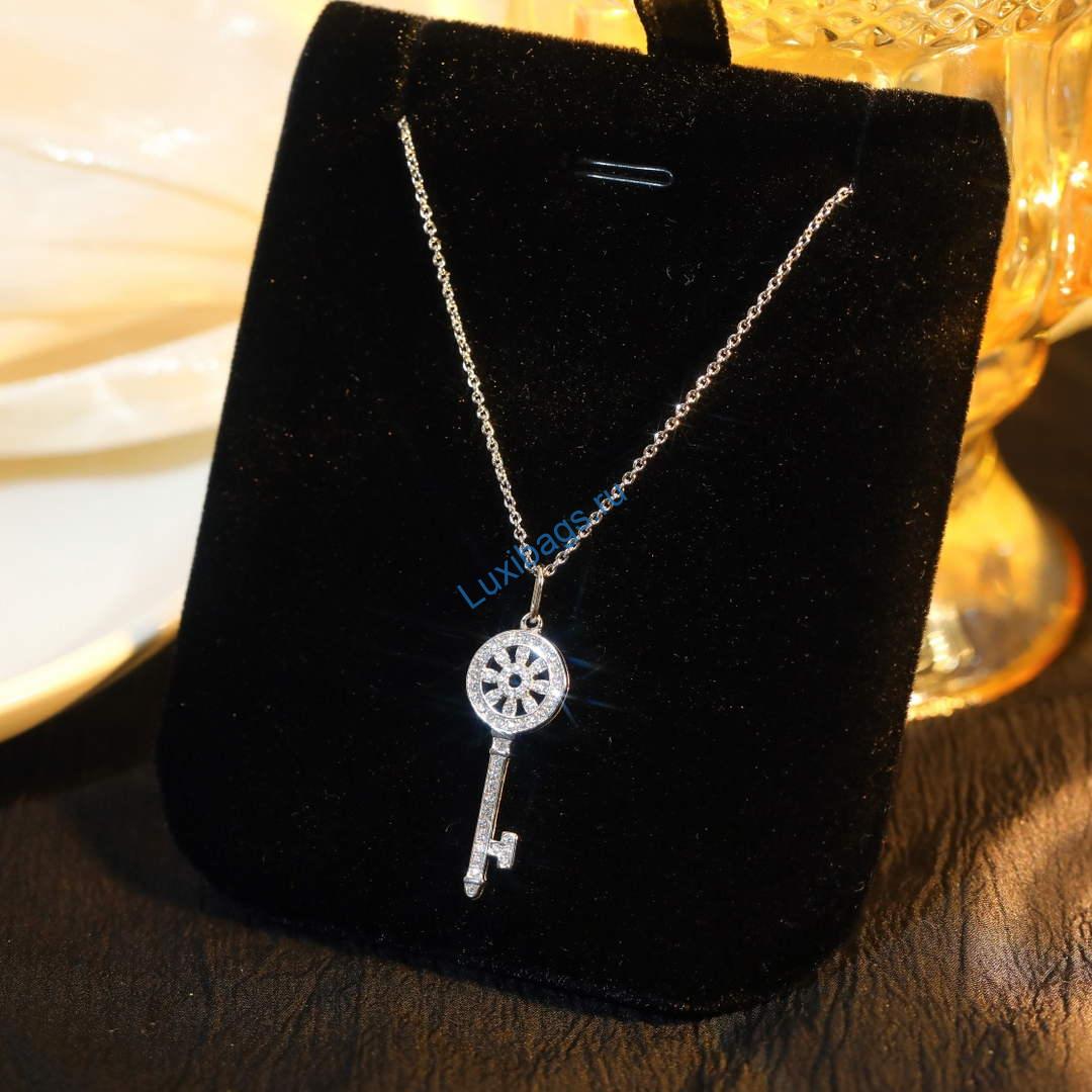 tiffany-keys-petals-key-pendant-GRP11813 white gold | tiffany keys petals key pendant grp11813 white gold 8