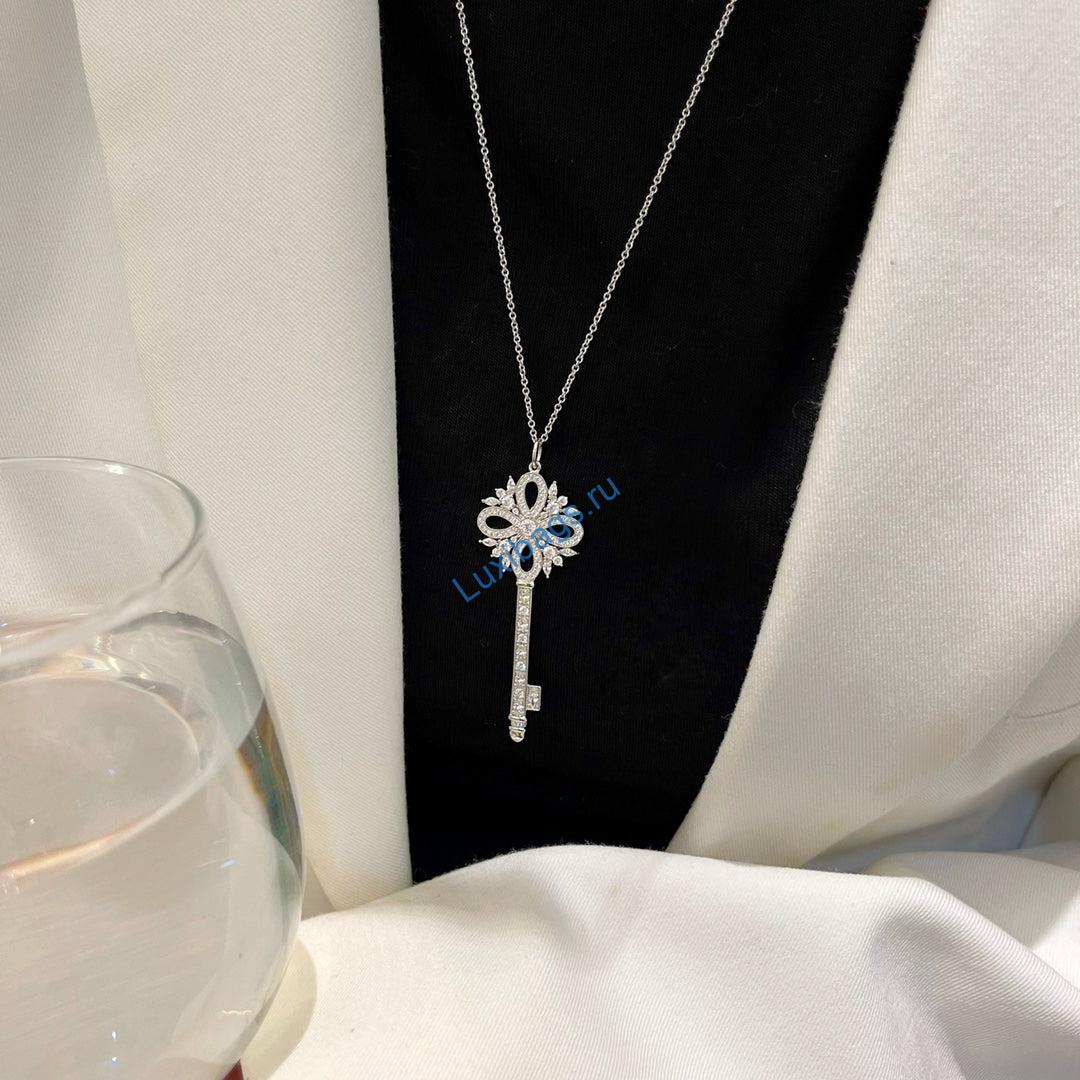 tiffany-victoria-key-pendant-GRP08649 white gold | tiffany victoria key pendant grp08649 white gold 3