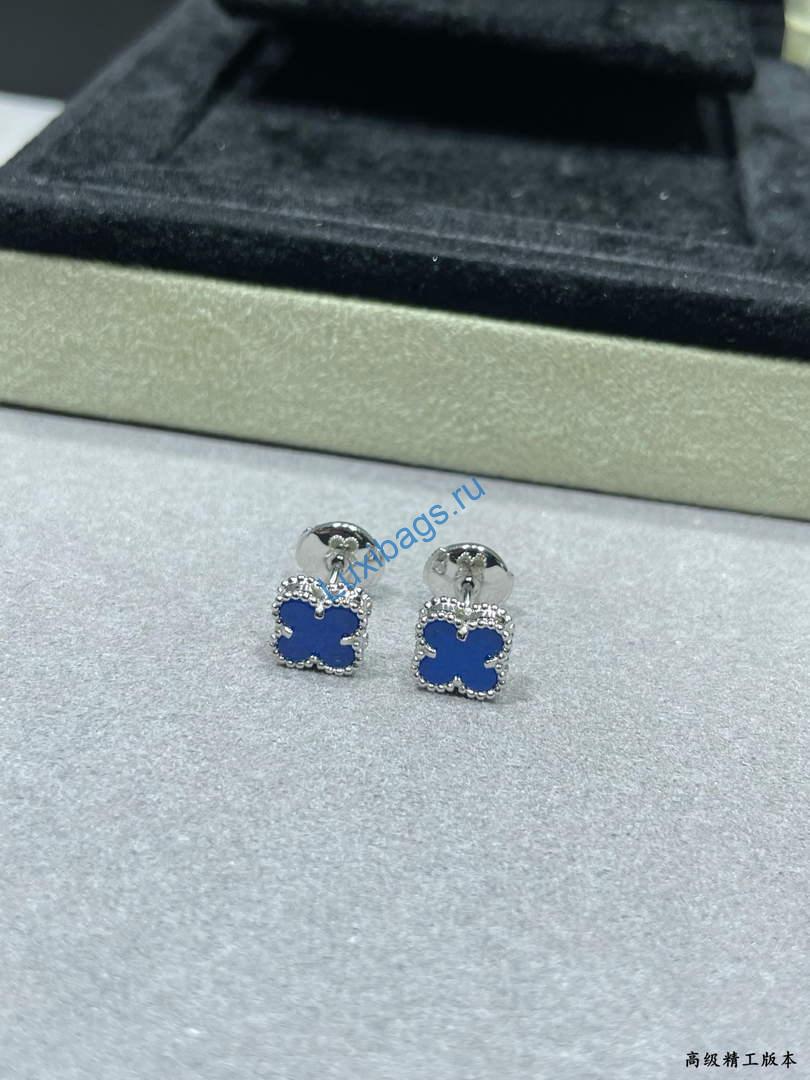 Van Cleef & Arpels Sweet Alhambra earrings VCA3609175 white gold | van cleef arpels sweet alhambra earrings vca3609175 white gold 2
