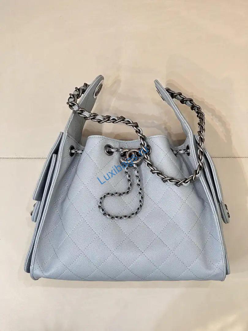 chanel as5293 small hobo calfskin & retro hardware metal light blue 1 Chanel AS5293 Small Hobo Calfskin & Retro Hardware Metal Light Blue | chanel as5293 small hobo calfskin retro hardware metal light blue 02