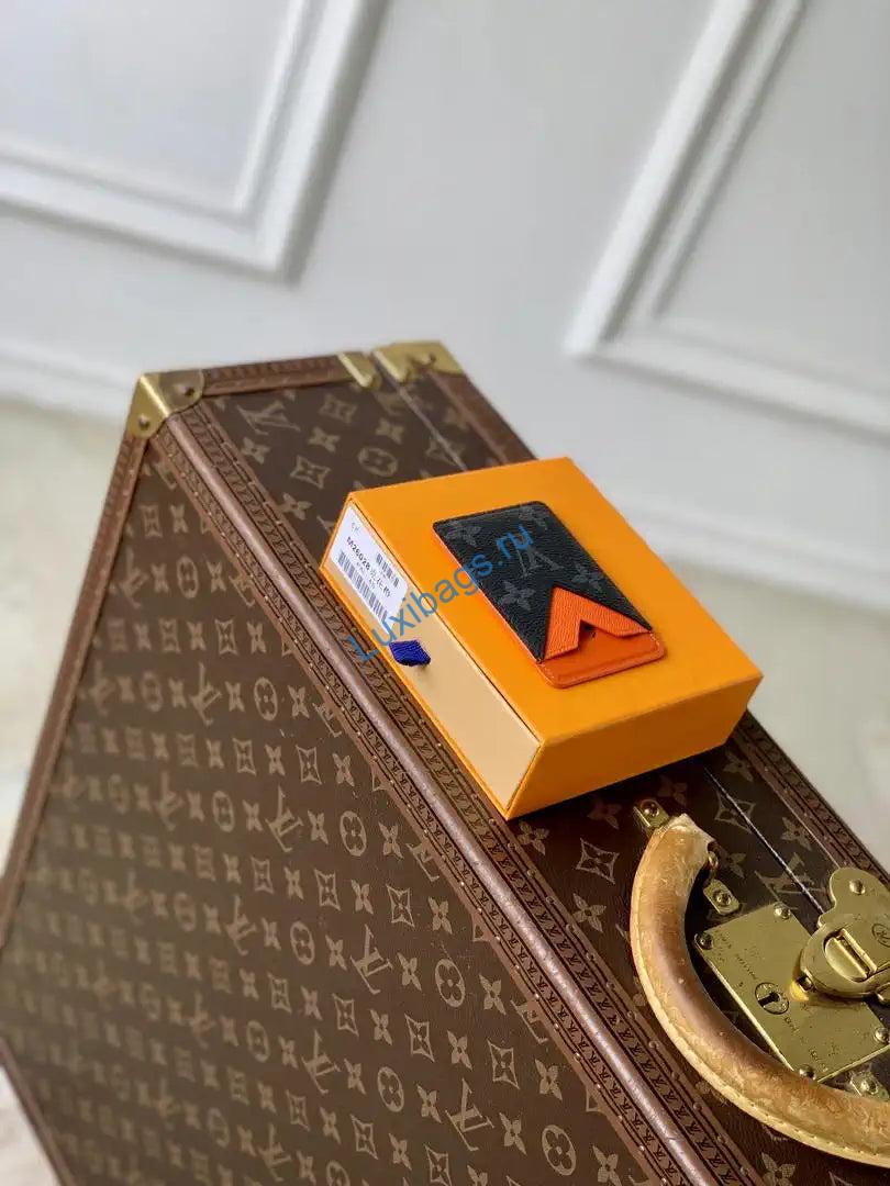 louis vuitton lv m26028 magnetic card holder black monogram orange 2 Louis Vuitton LV M26028 Magnetic Card Holder Black Monogram Orange | louis vuitton lv m26028 magnetic card holder black monogram orange 04