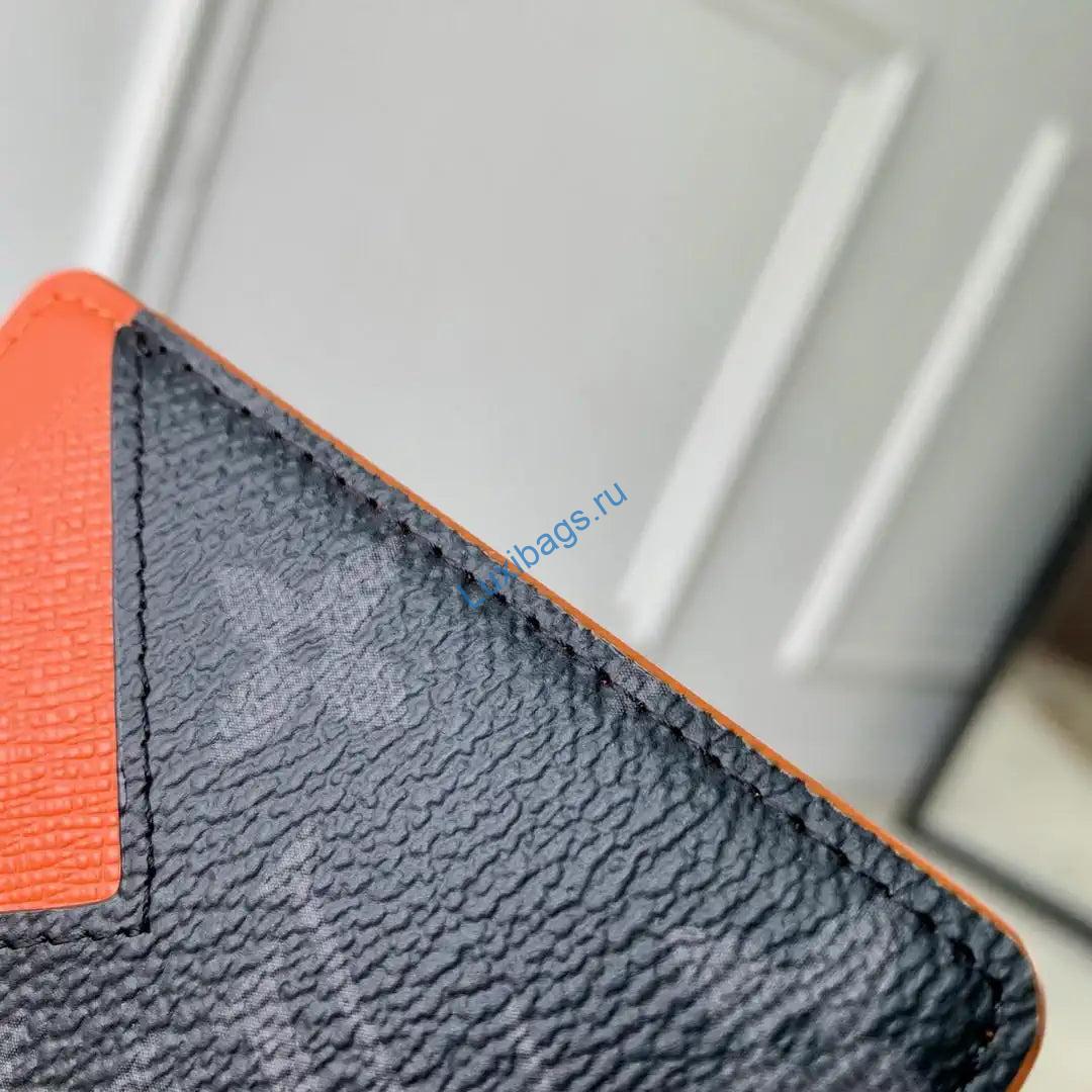 louis vuitton lv m26028 magnetic card holder black monogram orange 5 Louis Vuitton LV M26028 Magnetic Card Holder Black Monogram Orange | louis vuitton lv m26028 magnetic card holder black monogram orange 07