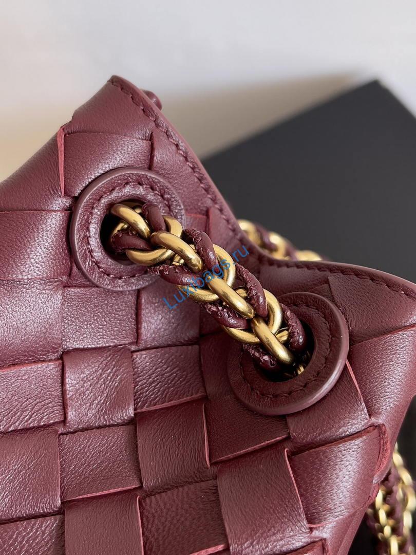 bottega veneta bv 817175v4sc59104 small parachute chain wine red 6 Bottega Veneta BV 817175V4SC59104 Small Parachute Chain Wine Red | bottega veneta bv 817175v4sc59104 small parachute chain 016