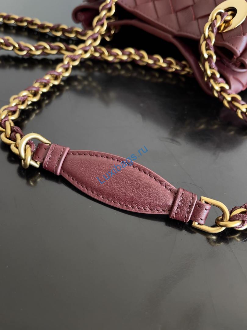 bottega veneta bv 817175v4sc59104 small parachute chain wine red 8 Bottega Veneta BV 817175V4SC59104 Small Parachute Chain Wine Red | bottega veneta bv 817175v4sc59104 small parachute chain 018