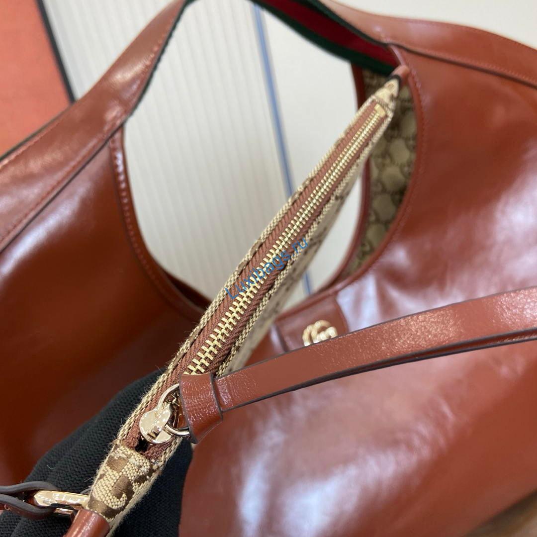 Gucci Giglio Large tote bag 853971 dark brown leather | gucci giglio xl large tote bag 853971 dark brown leather 11