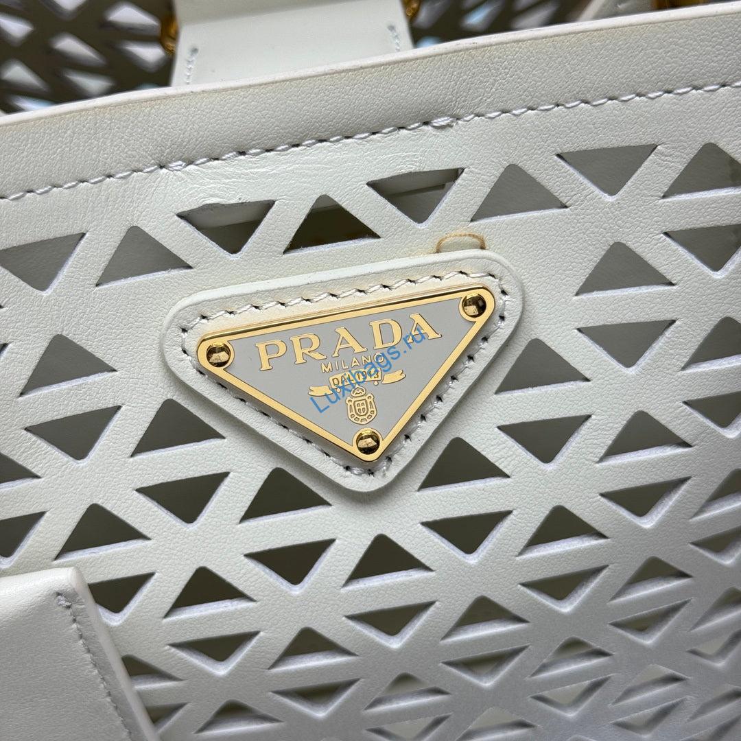 prada 1ba217 panier small saffiano leather bag hollow out white 4 Prada 1BA217 Panier small Saffiano leather bag Hollow out white | prada 1ba217 panier small saffiano leather bag 050