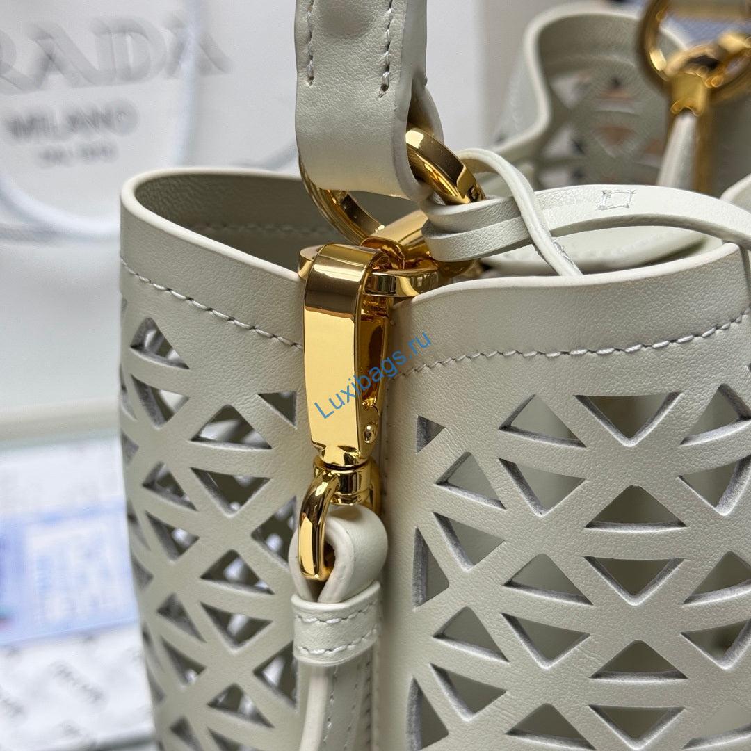 prada 1ba217 panier small saffiano leather bag hollow out white 5 Prada 1BA217 Panier small Saffiano leather bag Hollow out white | prada 1ba217 panier small saffiano leather bag 051