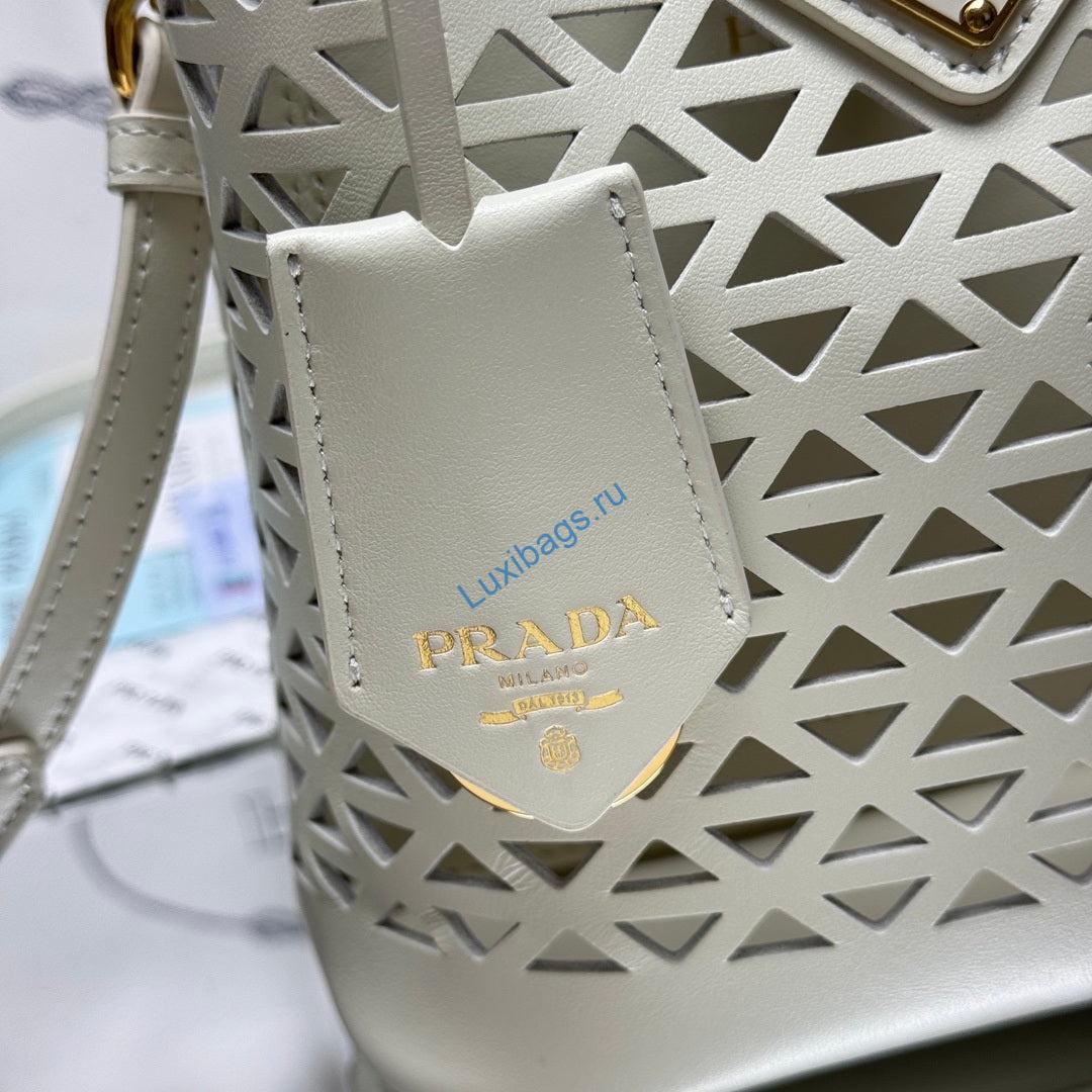 prada 1ba217 panier small saffiano leather bag hollow out white 6 Prada 1BA217 Panier small Saffiano leather bag Hollow out white | prada 1ba217 panier small saffiano leather bag 052