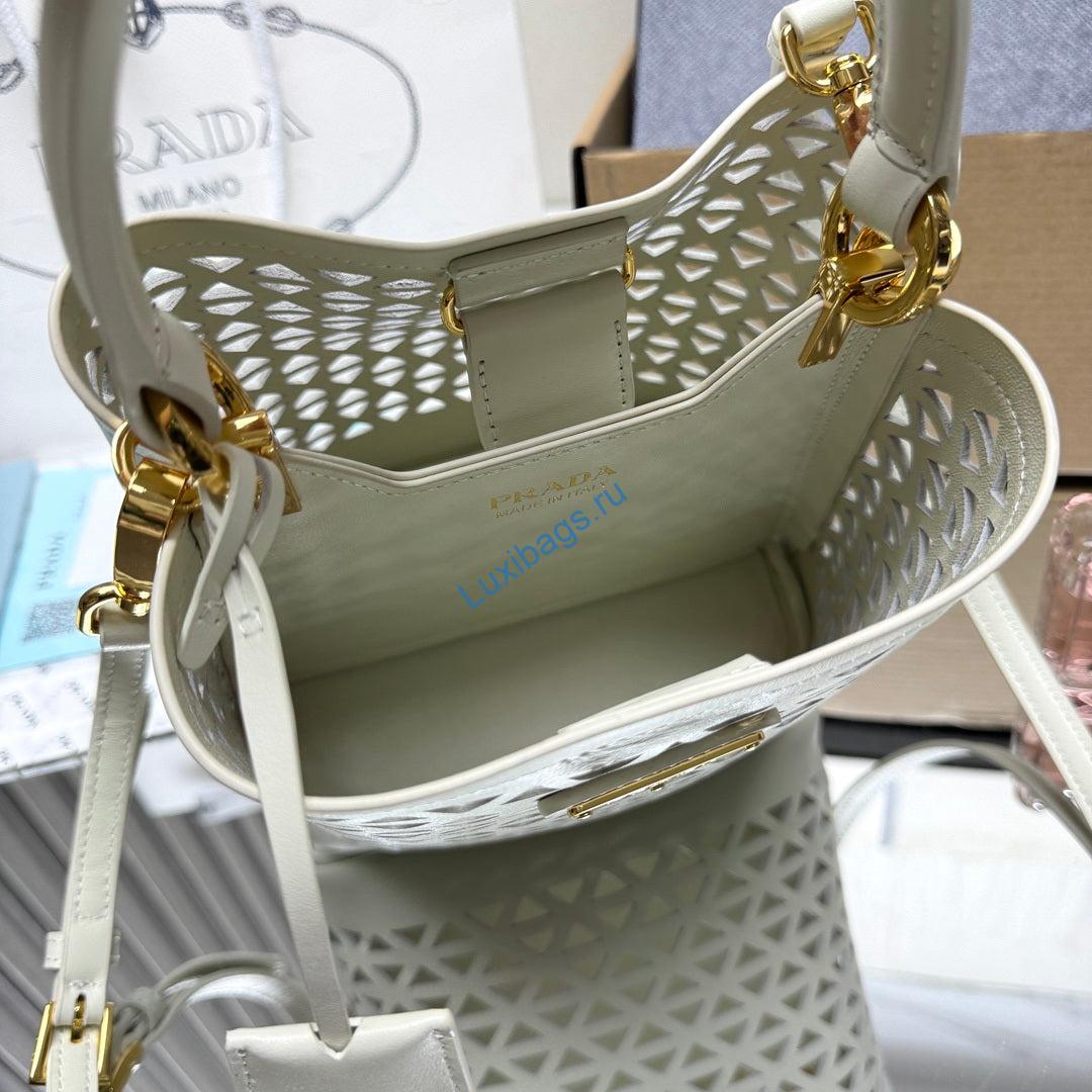 prada 1ba217 panier small saffiano leather bag hollow out white 7 Prada 1BA217 Panier small Saffiano leather bag Hollow out white | prada 1ba217 panier small saffiano leather bag 053