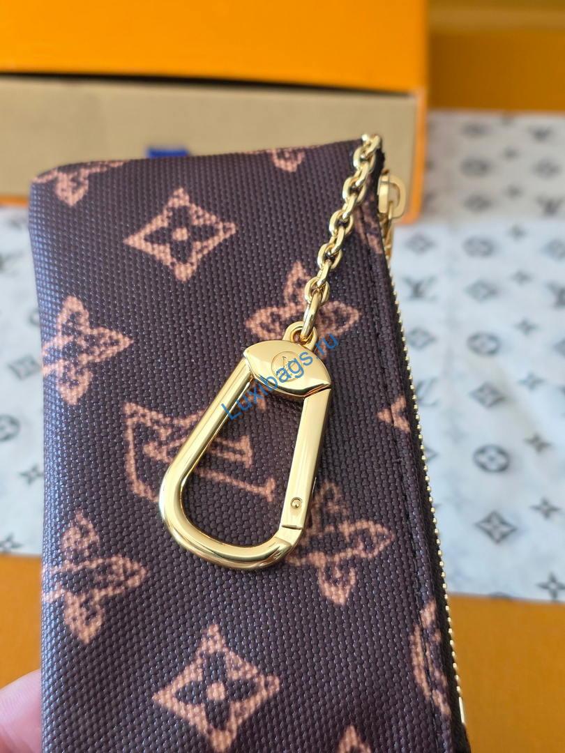 Louis Vuitton New Key Pouch LV M27671 Brown | products louis vuitton new key pouch lv m27673 plum 32