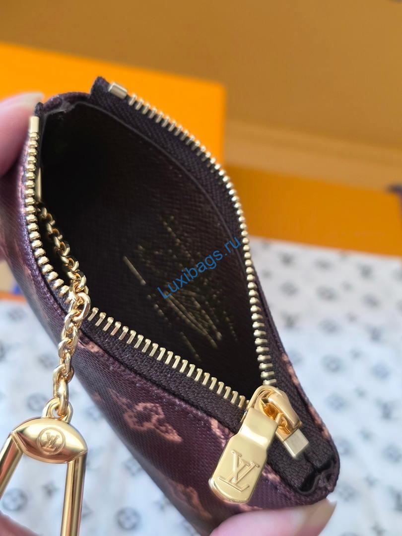 Louis Vuitton New Key Pouch LV M27671 Brown | products louis vuitton new key pouch lv m27673 plum 35