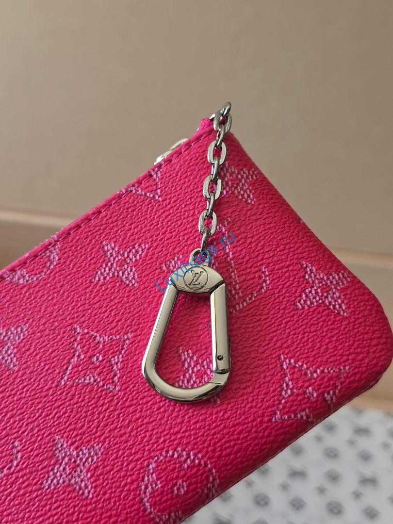 LV M27111 Louis Vuitton New Key Pouch S Rose Red | products lv m27141 louis vuitton new key pouch s green 43