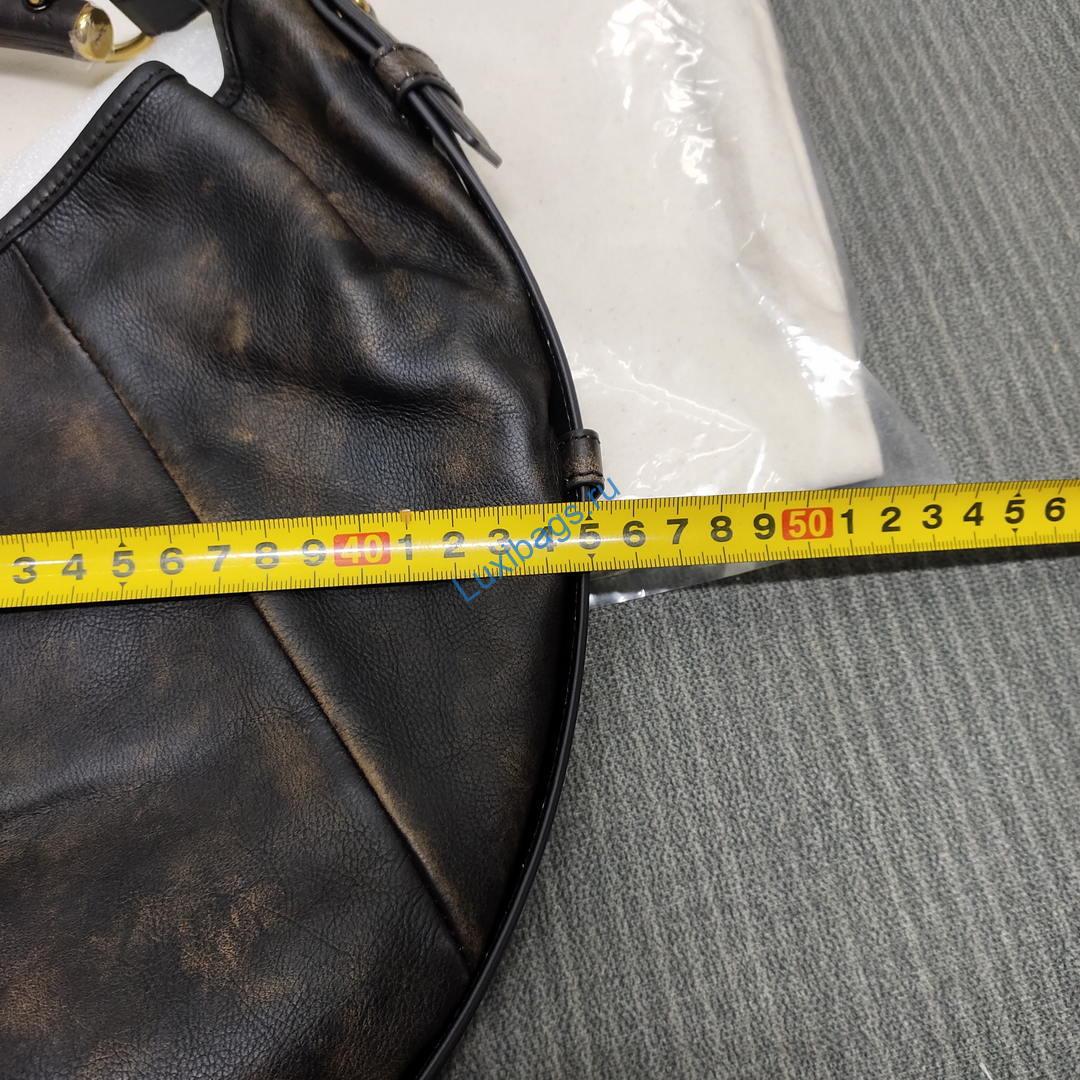 Saint Laurent YSL 862029 MOMBASA medium in vintage leather DARK OAK | saint laurent ysl 862029 mombasa medium in vintage leather dark oak 010