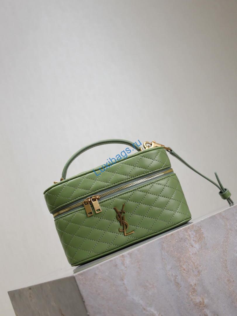 ysl 766731 gaby vanity bag in lambskin avocado green 1 YSL 766731 GABY vanity bag in lambskin avocado Green | ysl 766731 gaby vanity bag in lambskin 20