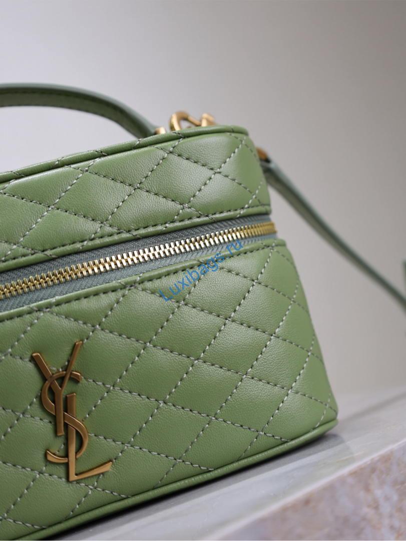 ysl 766731 gaby vanity bag in lambskin avocado green 2 YSL 766731 GABY vanity bag in lambskin avocado Green | ysl 766731 gaby vanity bag in lambskin 21