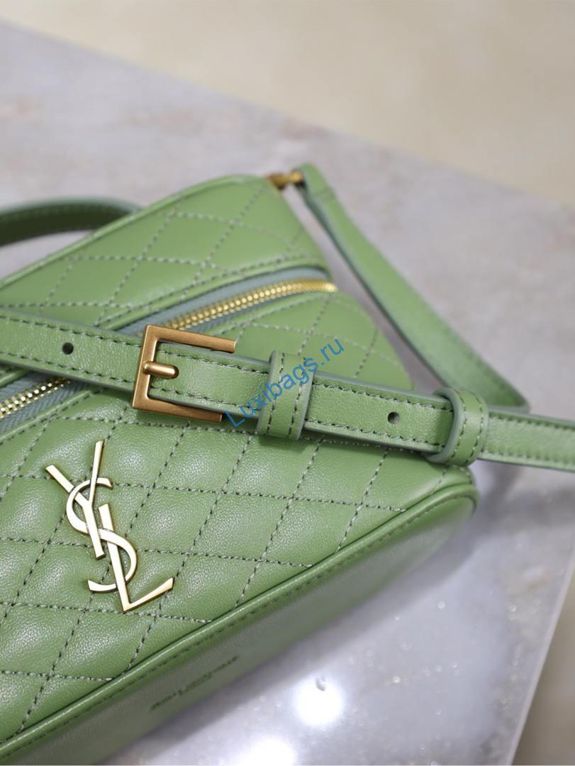 ysl 766731 gaby vanity bag in lambskin avocado green 8 YSL 766731 GABY vanity bag in lambskin avocado Green | ysl 766731 gaby vanity bag in lambskin 27
