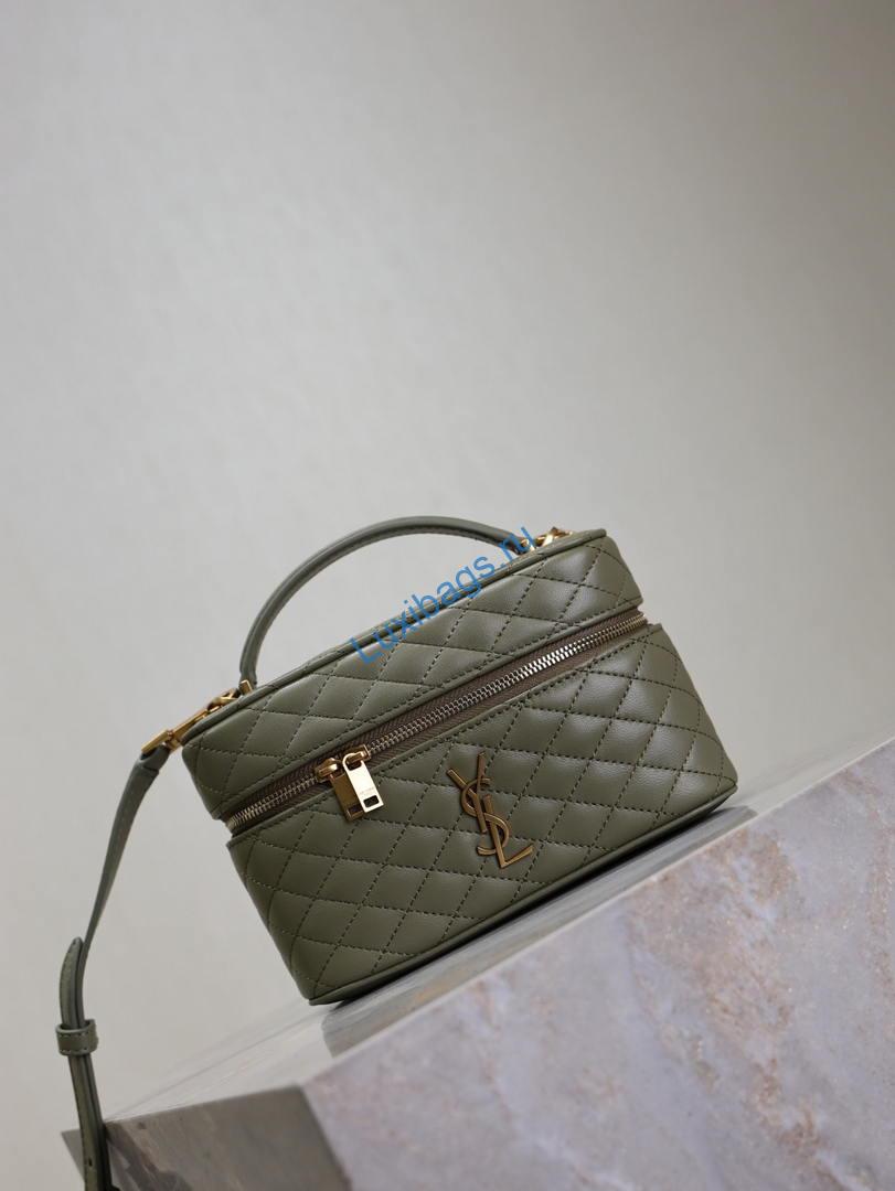 YSL 766731 GABY vanity bag in lambskin wheat green | ysl 766731 gaby vanity bag in lambskin 29