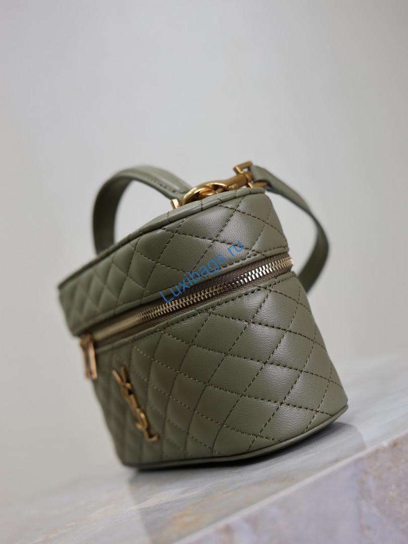 YSL 766731 GABY vanity bag in lambskin wheat green | ysl 766731 gaby vanity bag in lambskin 32