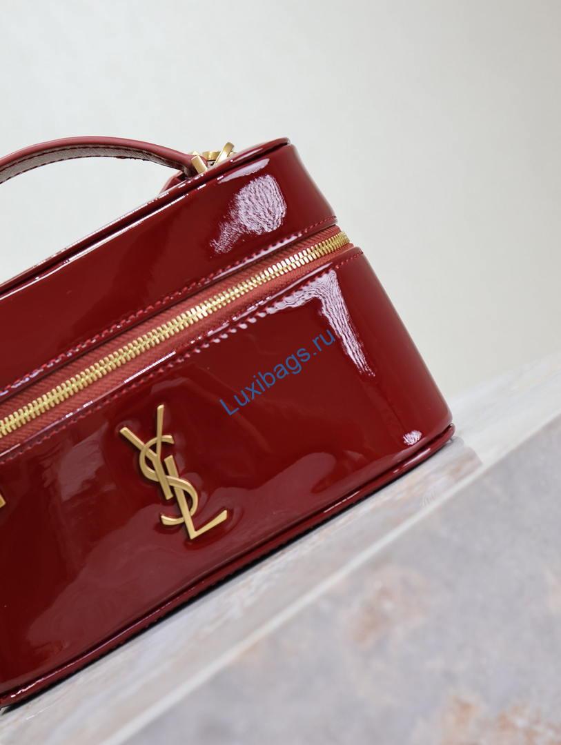 ysl 766731 gaby vanity bag in patent leather wine red 2 YSL 766731 GABY vanity bag in patent leather Wine Red | ysl 766731 gaby vanity bag in patent leather wine red 12