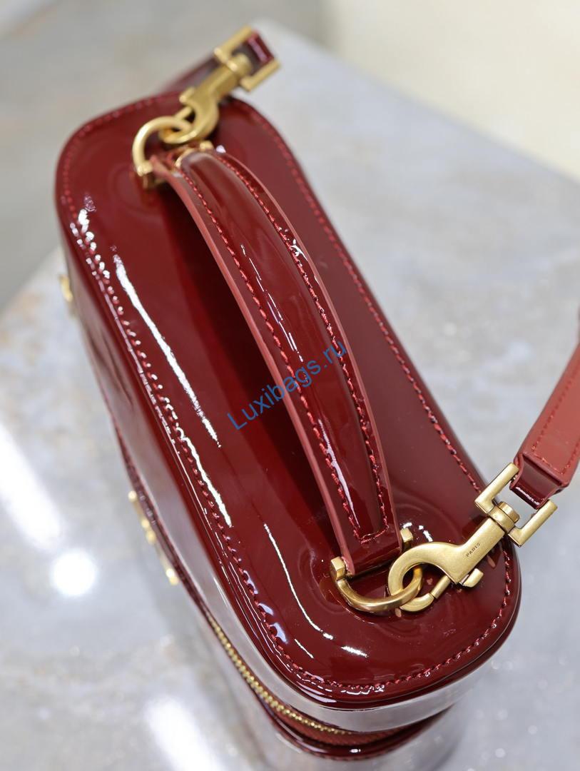 ysl 766731 gaby vanity bag in patent leather wine red 4 YSL 766731 GABY vanity bag in patent leather Wine Red | ysl 766731 gaby vanity bag in patent leather wine red 14