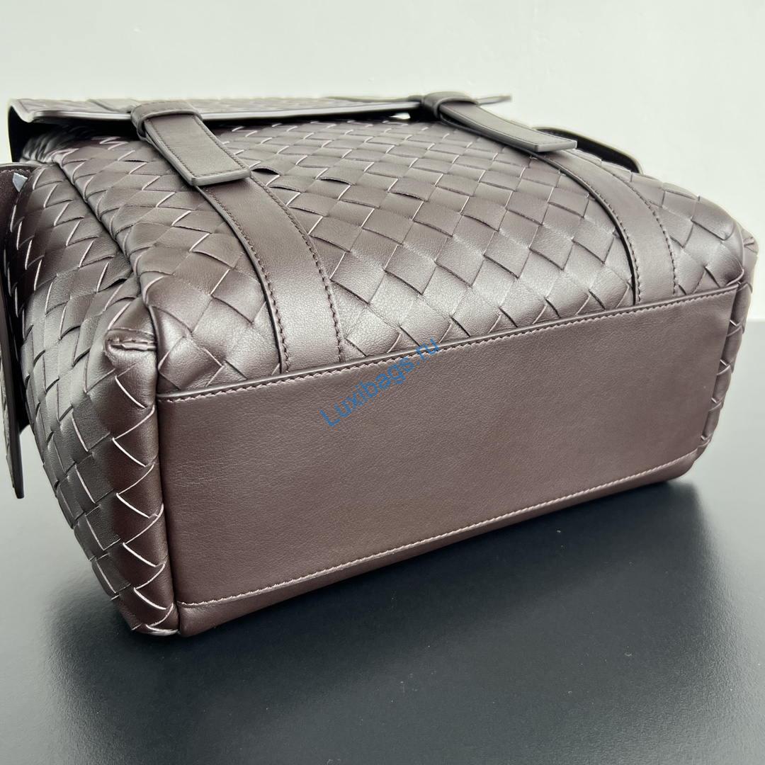 Bottega Veneta Back To School Backpack BV 805971 Dark Brown | bottega veneta back to school backpack bv 805971 black 14