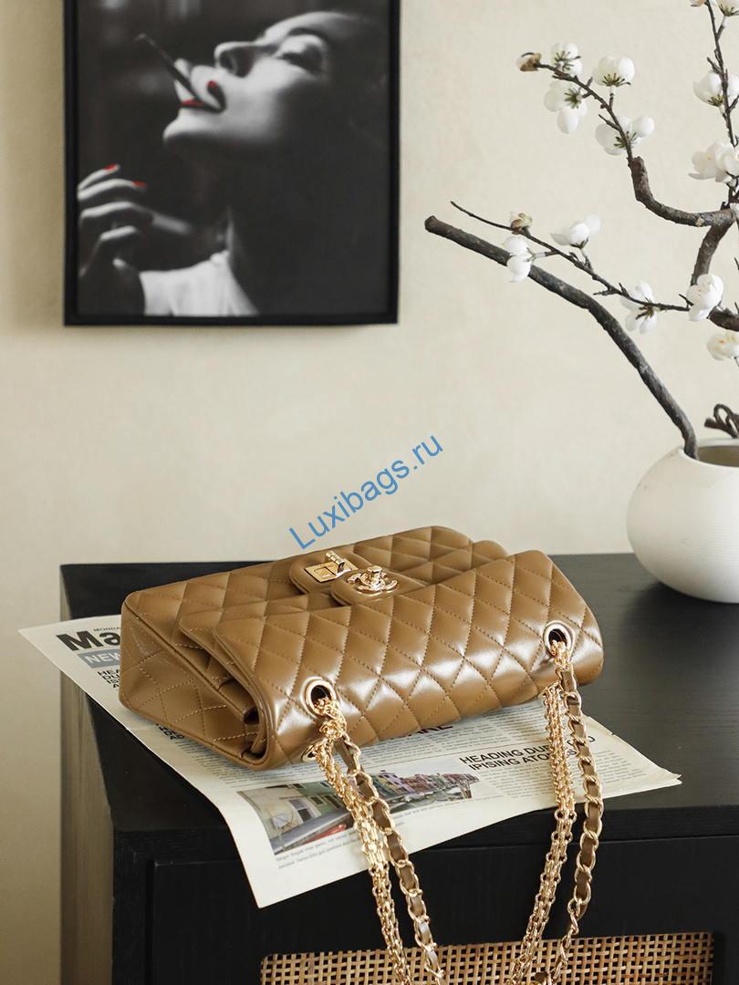 chanel 26k flap classic 11.12 handbag a01112 lambskin tan 5 Chanel 26K Flap Classic 11.12 Handbag A01112 Lambskin Tan | chanel 26k flap classic 11 12 handbag a01112 lambskin tan 06