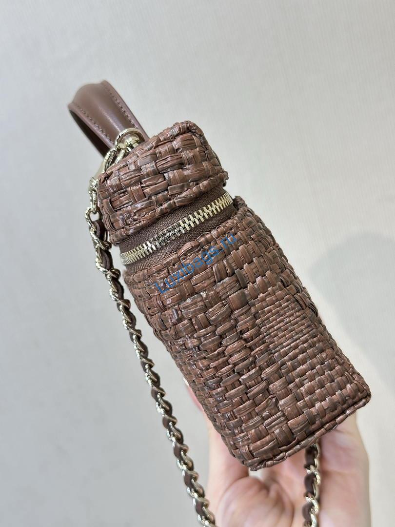 chanel classic vanity with chain braided raffia & gold-tone metal ap4385 brown 10 Chanel Classic Vanity with Chain Braided Raffia & Gold-Tone Metal AP4385 Brown | chanel classic vanity with chain braided raffia gold tone metal ap4385 brown 54