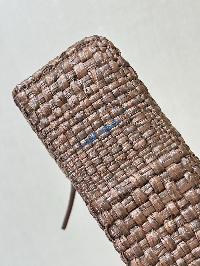 Chanel Classic Vanity with Chain Braided Raffia & Gold-Tone Metal AP4385 Brown | chanel classic vanity with chain braided raffia gold tone metal ap4385 brown 58
