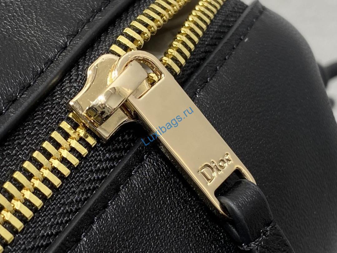 Dior Bow Pouch Black Supple Lambskin S3900 | dior bow pouch black supple lambskin s3900 02