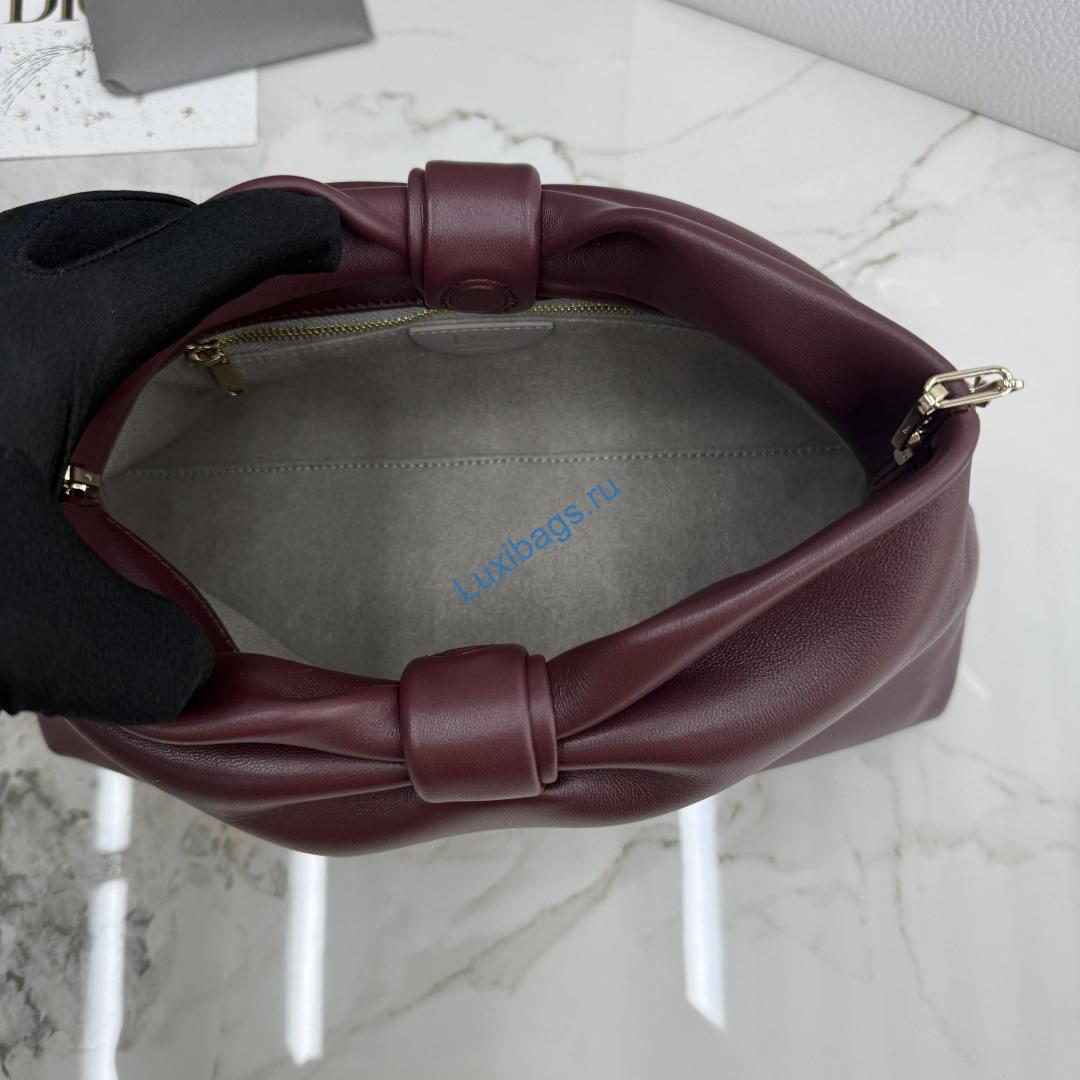 Dior Medium Dior Bow Bag M0714OUQO_M900 Wine Red Lambskin | dior medium dior bow bag lambskin m0714ouqo m900 116