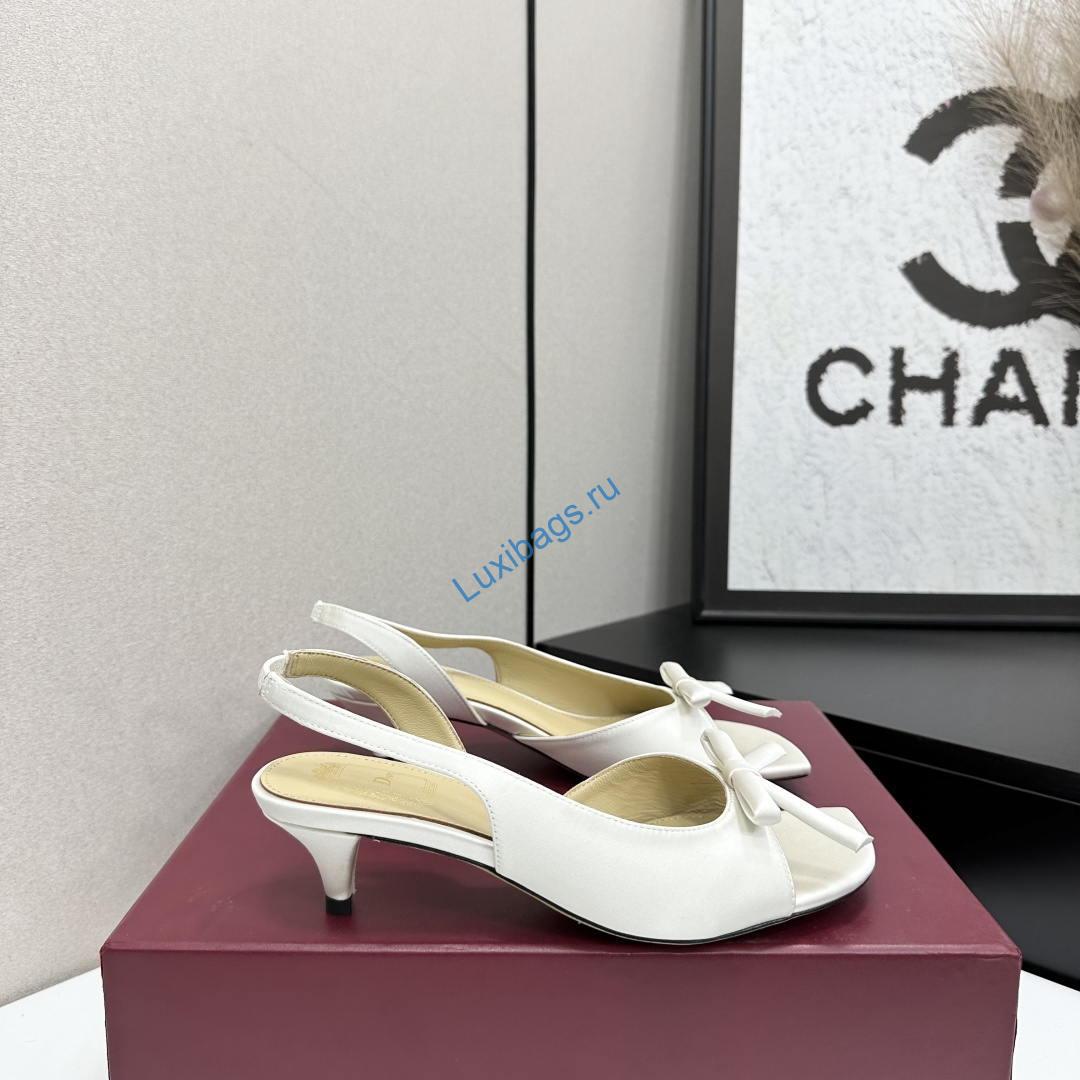 Dior Women Bow Heeled Slingback Sandal KCO576LAB_S23T D10029 Lambskin | dior women bow heeled slingback sandal kco576lab s23t d10029 003