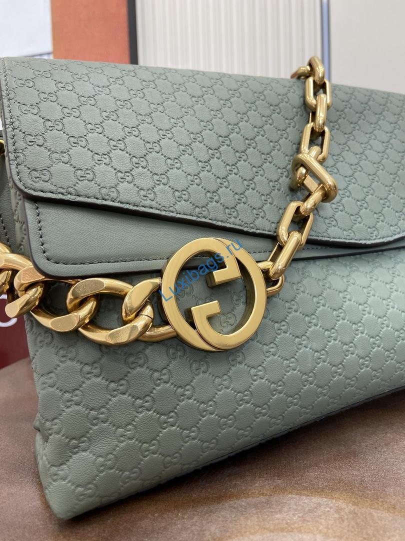 gucci 857362 large shoulder with chain bag leather green gg 4 Gucci 857362 Large Shoulder With Chain Bag Leather Green GG | gucci 857362 large shoulder with chain bag leather black gg 015